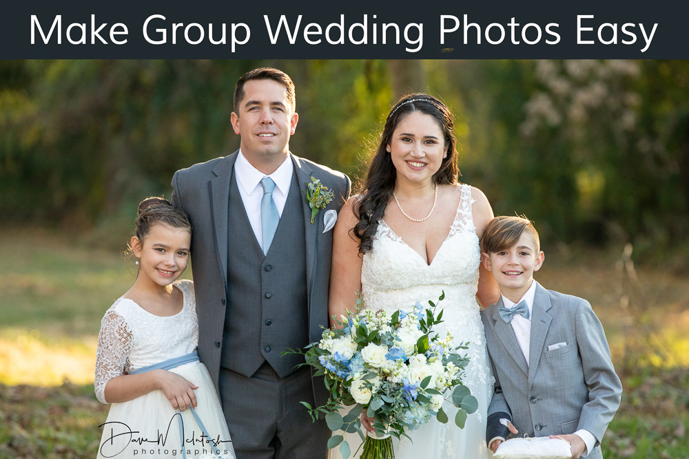 Make Group Wedding Photos Easy
